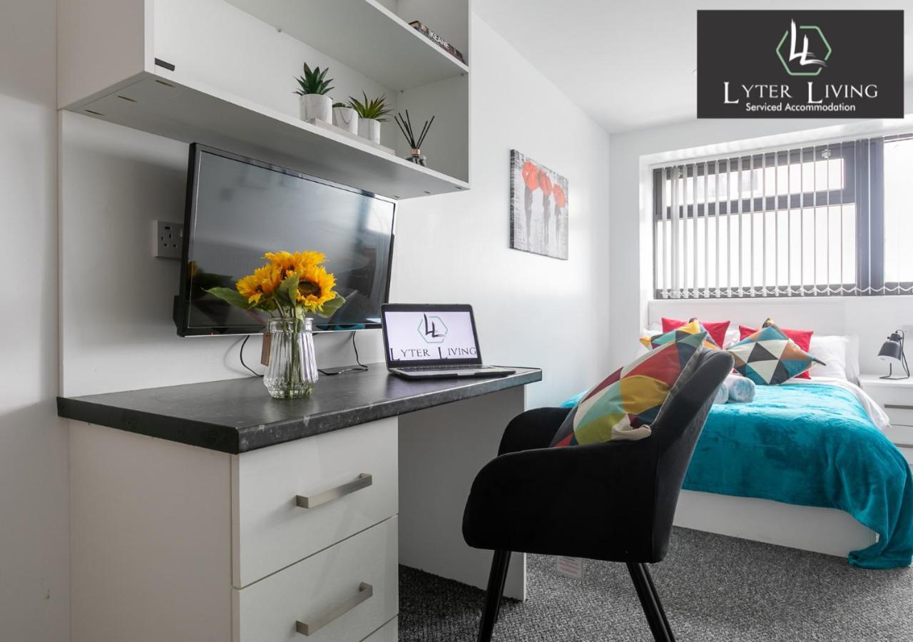 Studio Apartments By Lyter Living Desks & Wifi - Monthly Stays Available 레스터 외부 사진